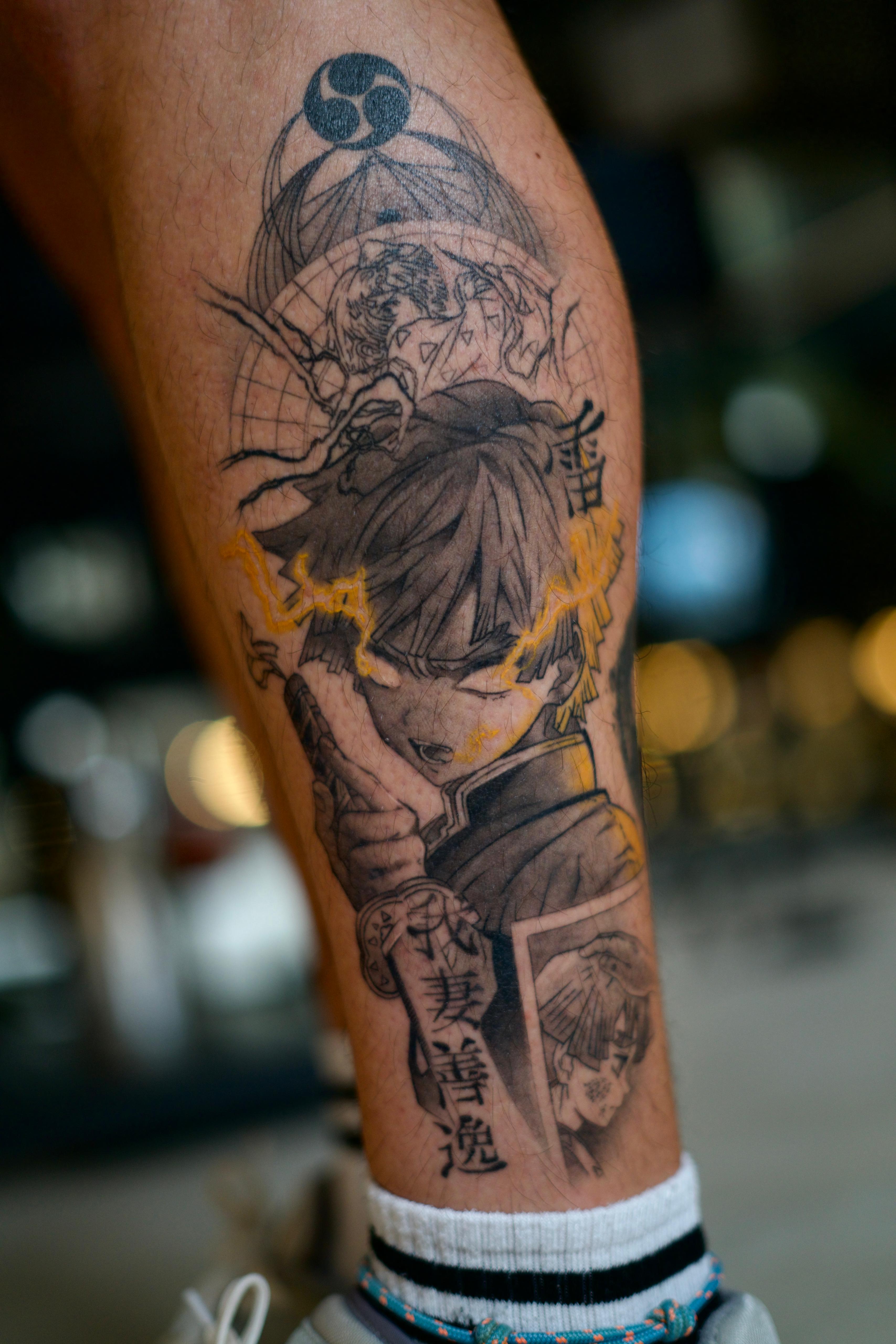 Tatuaje anime curado resultado real — XESCO Tattoo