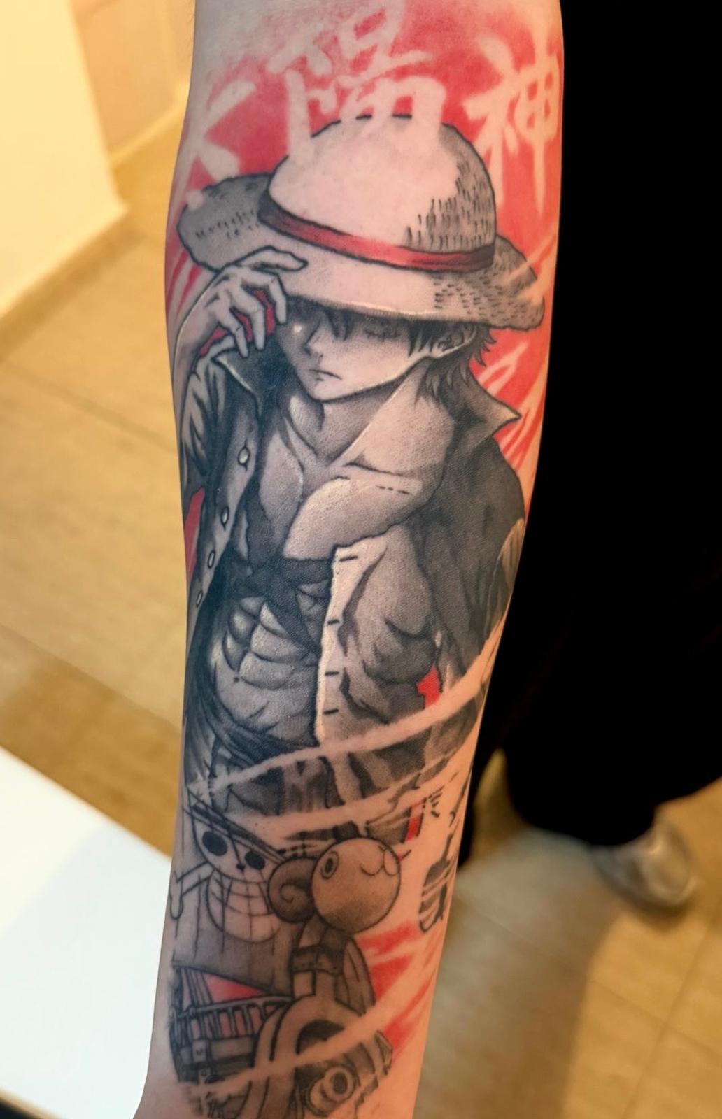 Resultado final tatuaje anime curado — XESCO Murcia