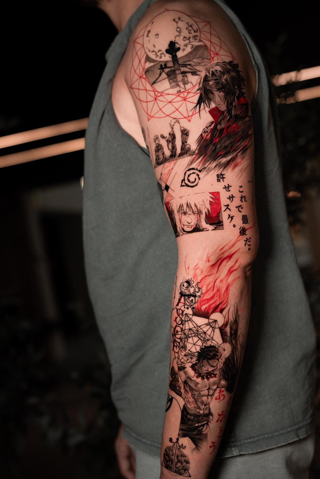 Anime ink diseño personalizado — XESCO Tattoo