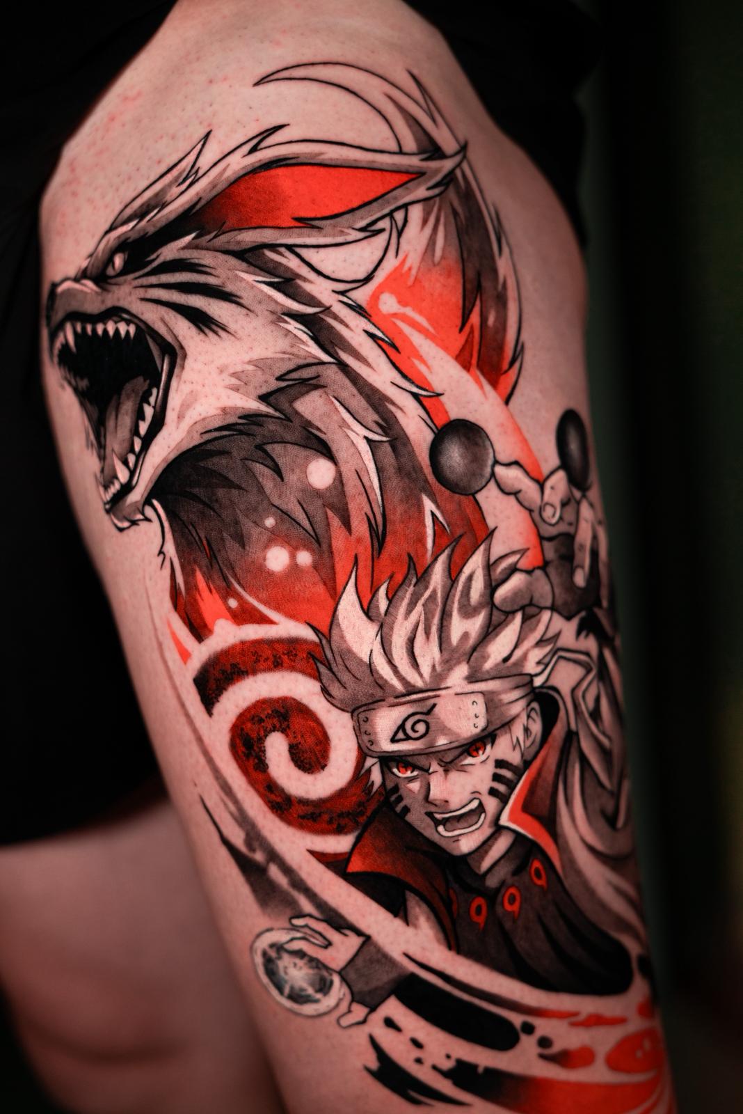 Tatuaje anime Ganga Tattoo El Palmar