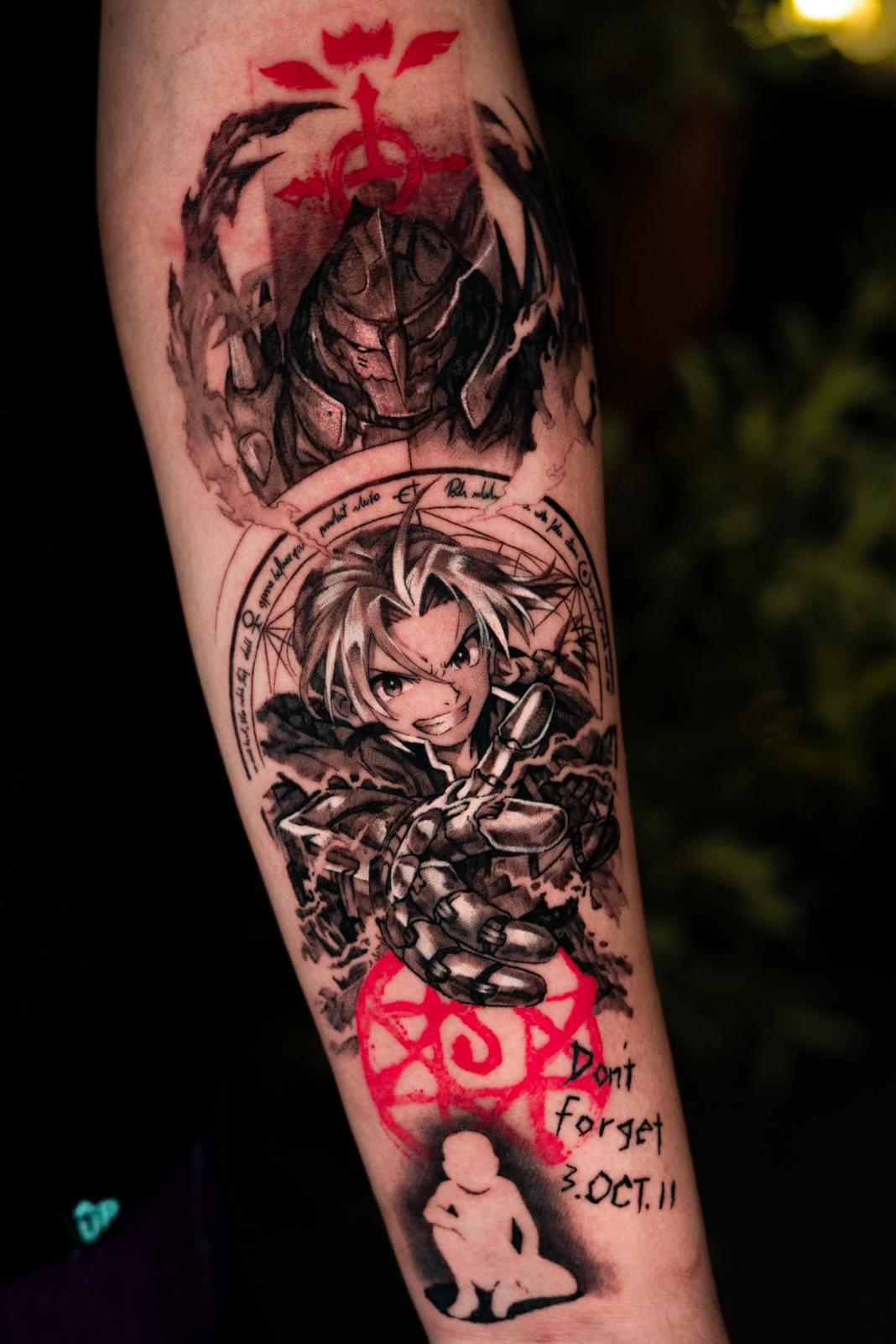 Anime ink composición geométrica Murcia