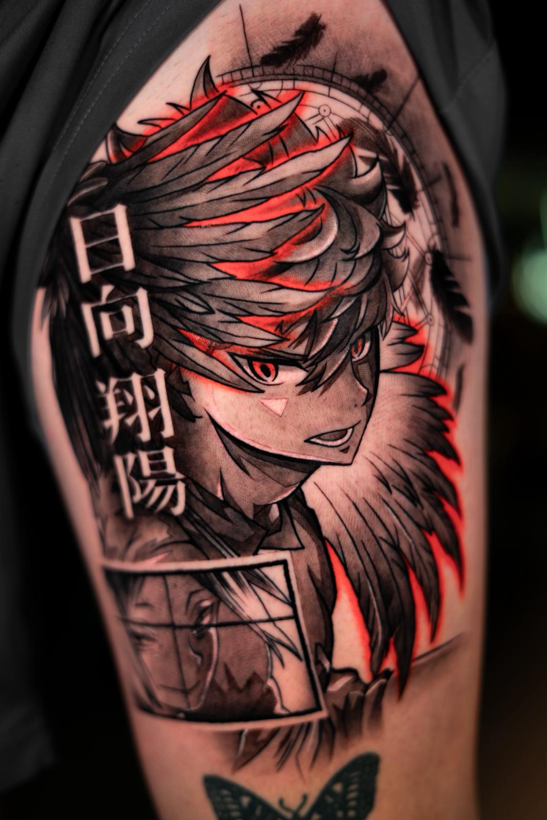 Anime ink blanco y negro Murcia